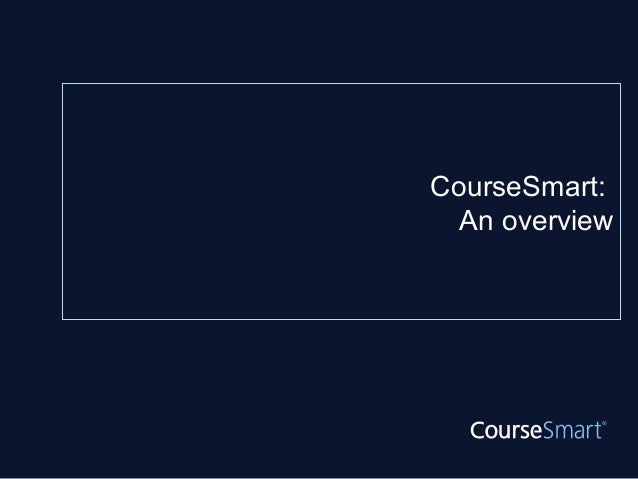 how to turn coursesmart into